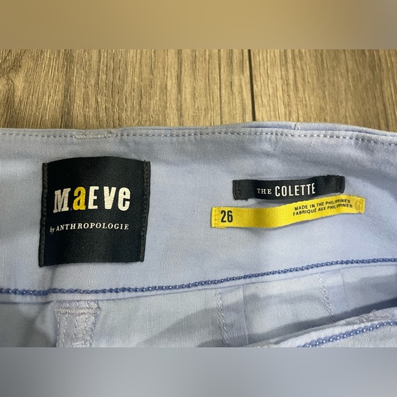 Maeve by Anthropologie The Colette Magic Fabric Crop Wide-Leg‎ Pants Size 26 - Picture 3 of 10